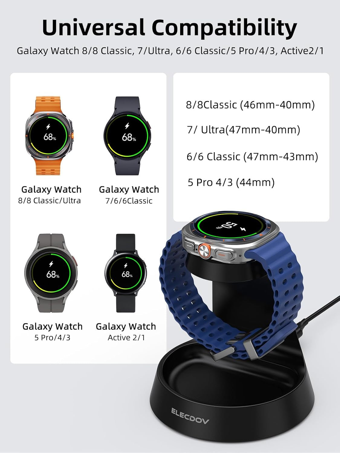 Organizador De Mesita Con Cargador De Reloj
