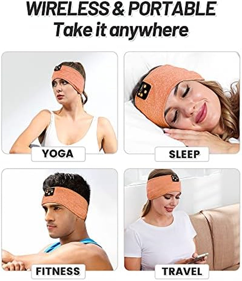 Sleep Headphones, Bluetooth Sleeping Headband Headphones for Side Sleepers