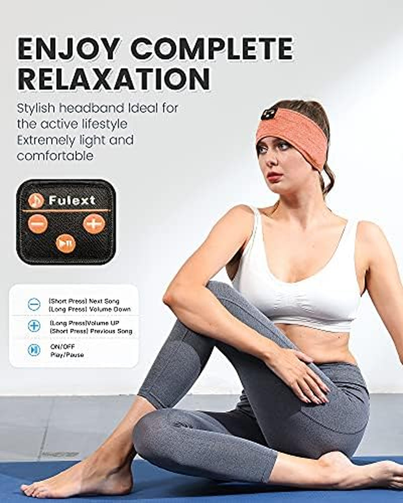 Sleep Headphones, Bluetooth Sleeping Headband Headphones for Side Sleepers