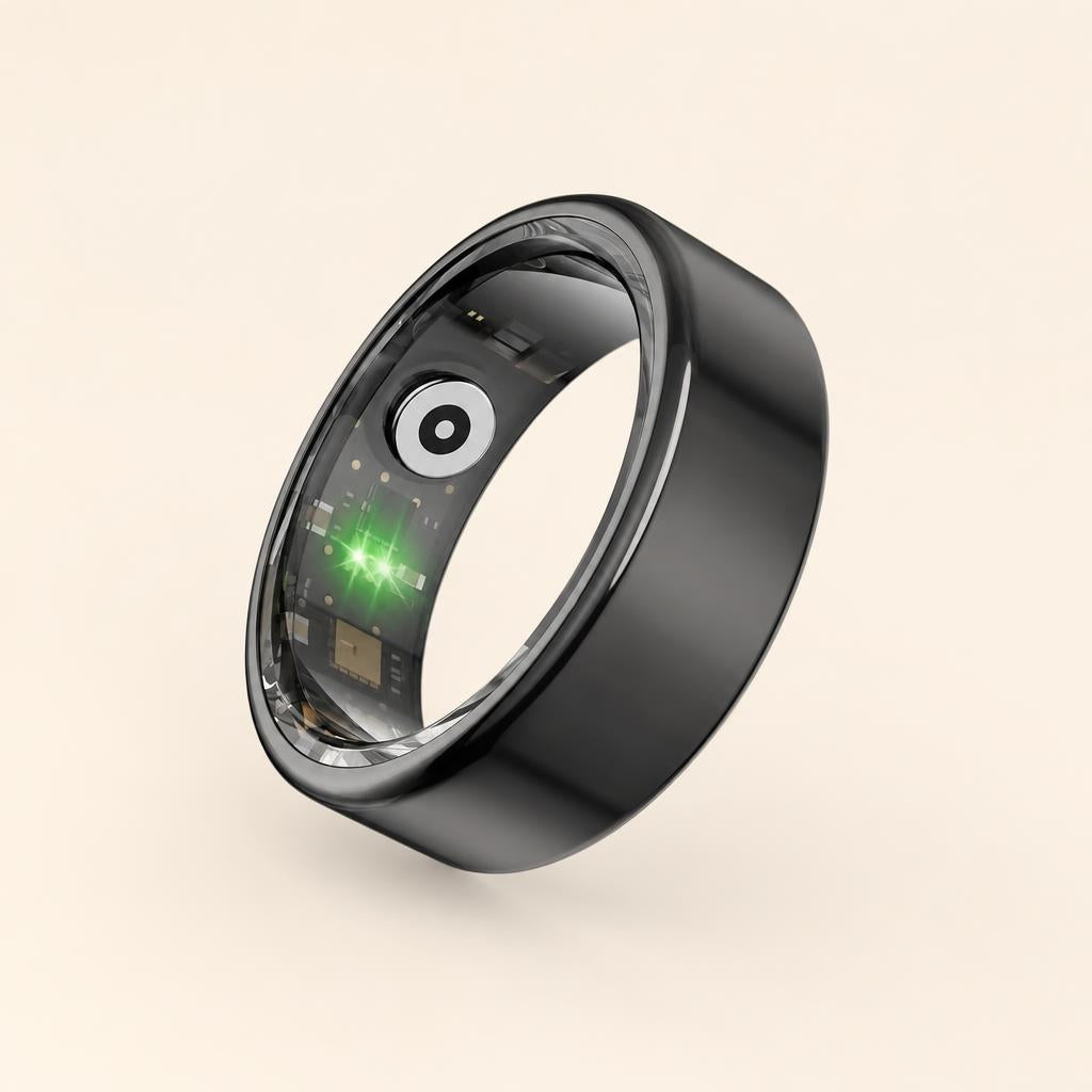 Anillo inteligente con monitor de sueño, vista frontal