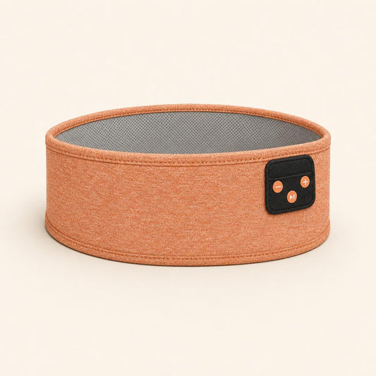 Diadema con auriculares Bluetooth para dormir, vista frontal